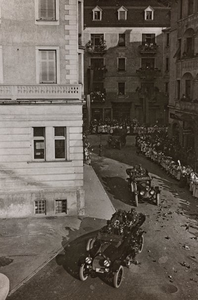 Military vehicles in Villac by Josef Zohles