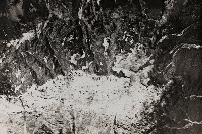 Aerial view of the war zone by Josef Zohles
