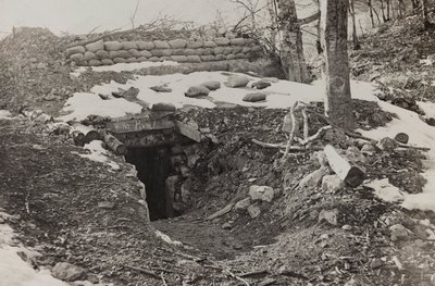 Album "My World War - Memories of the South-Western Front in Carinthia, Italy, Trentino-Alto Adige 31/03/1915-12/11/1918 - Josef Zohles Wien": Military Bunker by Josef Zohles