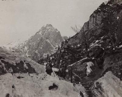 Album "My World War - Memories of the South-Western Front in Carinthia, Italy, Trentino-Alto Adige 31/03/1915-12/11/1918 - Josef Zohles Wien": Rosskofel (Monte Cavallo) by Josef Zohles
