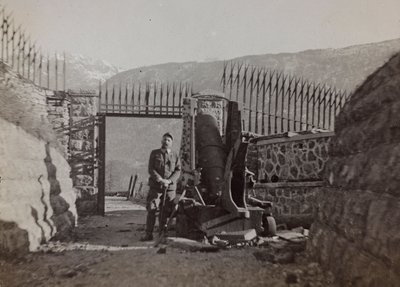Album "My World War - Memories of the South-Western Front in Carinthia, Italy, Trentino-Alto Adige 31/03/1915-12/11/1918 - Josef Zohles Wien": Soldier Inside a Fortress by Josef Zohles