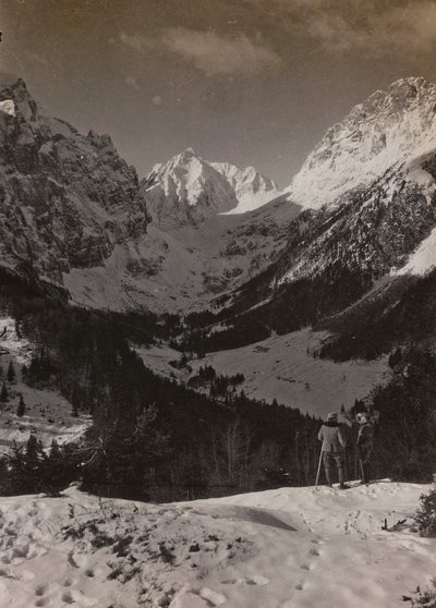 Album: My World War Memories of the South-Western Front in Carinthia, Italy, Trentino-Alto Adige 31/03/1915-12/11/1918: Plöcken Pass (b/w photo) by Josef Zohles