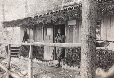 Album: My World War Memories of the South-Western Front in Carinthia, Italy, Trentino-Alto Adige 31/03/1915-12/11/1918: Office of Command (b/w photo) by Josef Zohles