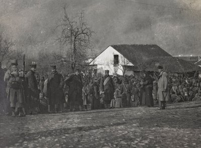Album: My World War Memories of the South-Western Front in Carinthia, Italy, Trentino-Alto Adige 31/03/1915-12/11/1918: Prisoners (b/w photo) by Josef Zohles
