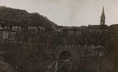 My World War - Memories of the South-Western Front in Carinthia, Italy, Trentino-Alto Adige: View of a Village of Carnia by Josef Zohles