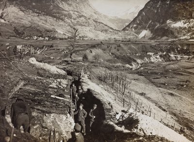 Album "Meine weltkriegs - Erinnerungen South-West Front (Carinthia, Italy, South Tyrol) 31/03/1915-12/11/1918 - Josef Zohles Wien": trench by Josef Zohles
