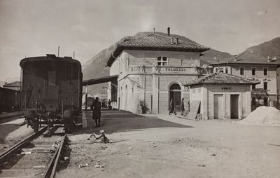 Album "Meine weltkriegs - Erinnerungen South-West Front (Carinthia, Italy, South Tyrol) 31/03/1915-12/11/1918 - Josef Zohles Wien": station of Tolmezzo by Josef Zohles