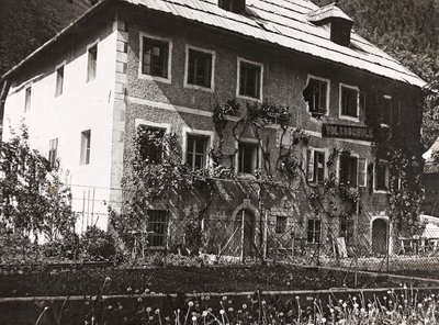 Album "Meine weltkriegs - Erinnerungen South-West Front (Carinthia, Italy, South Tyrol) 31/03/1915-12/11/1918 - Josef Zohles Wien": elementary school Malborghetto by Josef Zohles