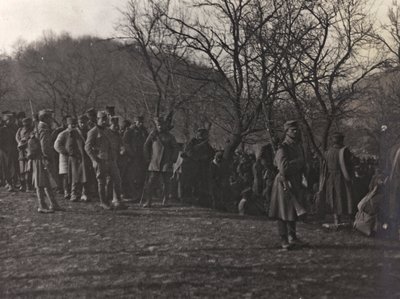 Album "Meine weltkriegs - Erinnerungen South-West Front (Carinthia, Italy, South Tyrol) 31/03/1915-12/11/1918 - Josef Zohles Wien": prisoners by Josef Zohles