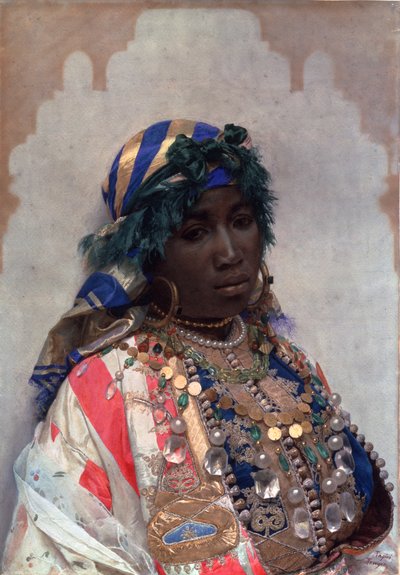 A Tangerian Beauty, c.1876 by Josep Tapiro Baro