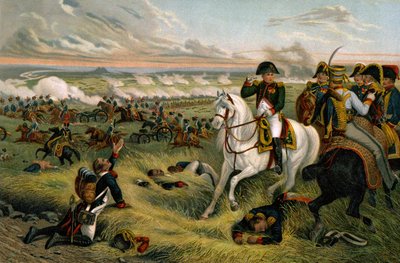 Napoleon Ist at the Battle of Wagram by Joseph Louis Hippolyte (after) Bellange