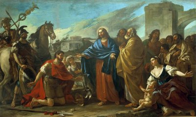 Miracles of Christ: The Centurion at the Feet of Christ by Joseph Marie, the Elder Vien