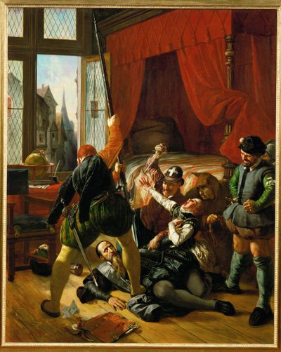 A Scene from the Night of St. Bartholomew by Joseph-Nicolas Robert-Fleury