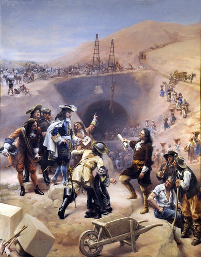 Canal du Midi Construction Site by Joseph Noel Sylvestre