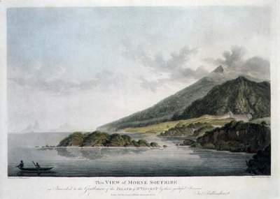 View of Morne Soufrire in the Island of St. Vincent, engraved and pub. by Francis Jukes (1747-1812) by Joseph (after) Billinghurst