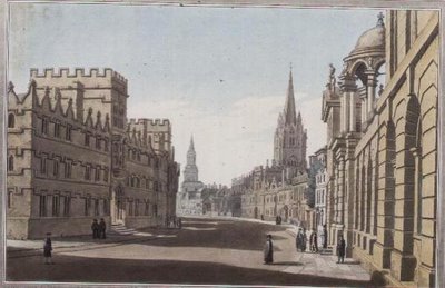 View of the High Street in Oxford, Engraved by J. C. Stadler, Published 1793 by Joseph (after) Farington