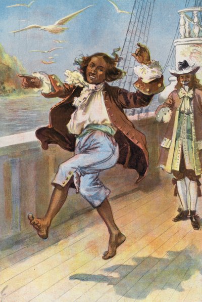 Robinson Crusoe: Friday danced and capered by Joseph (after) Finnemore