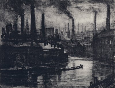 East London by Joseph (after) Pennell