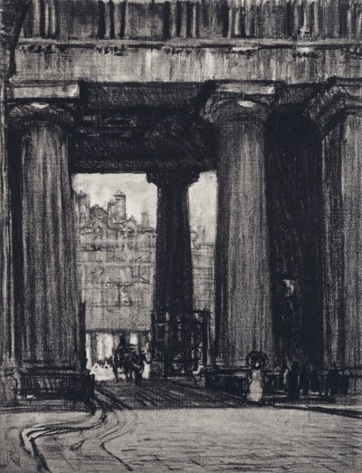 Euston Station by Joseph (after) Pennell