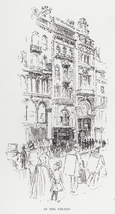 In the Strand by Joseph (after) Pennell