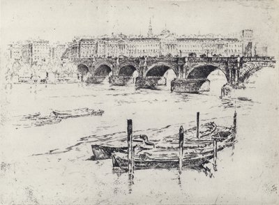 Somerset House by Joseph (after) Pennell