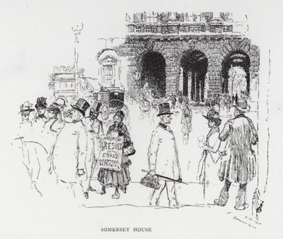 Somerset House by Joseph (after) Pennell