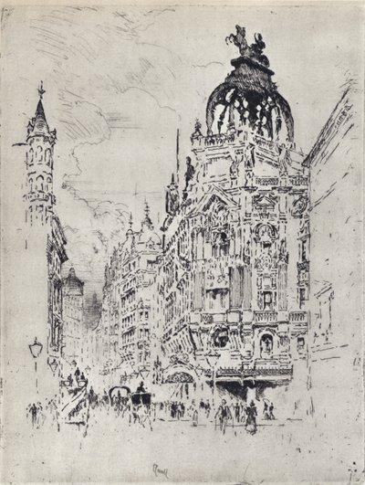 The Hippodrome (lithograph) by Joseph (after) Pennell