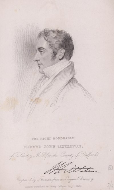 Edward Littleton by Joseph (after) Slater