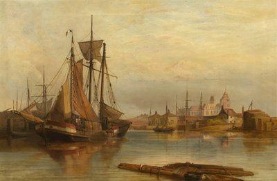 View of Bristol General Hospital by Joseph (attr. to) Walter