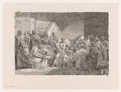 Socrates Dictates His Testament by Joseph Abel