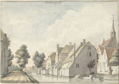 The Village of Molenaarsgraaf in the Alblasserwaard by Joseph Adolf Schmetterling