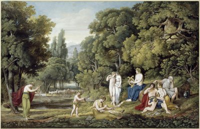 Arcadian Landscape by Joseph Anton Koch