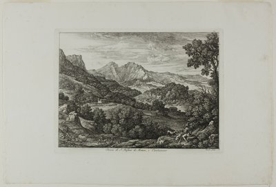 Castle of Saint Stephan of Mezzo and Canturano by Joseph Anton Koch