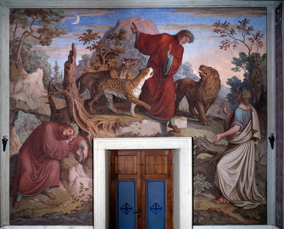 Representation of Dante and Virgil from Dante