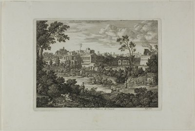 Ruins of the Palace of the Caesars, plate 18 from Roman Views by Joseph Anton Koch