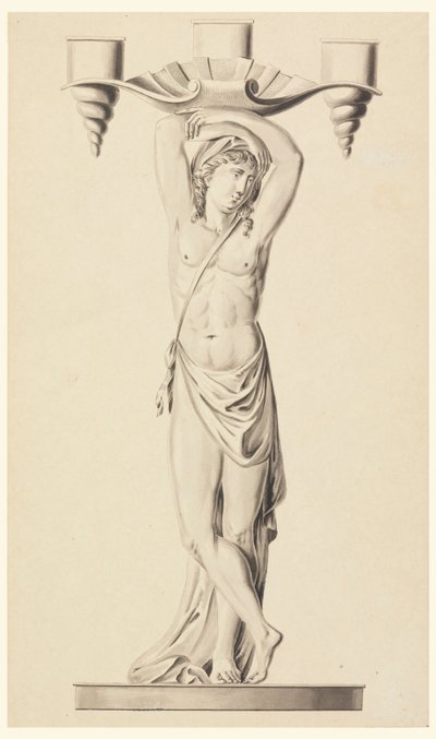 Design for a Candlestick by Joseph Anton Seethaler Ii