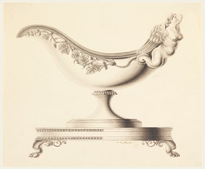 Design for a Sauce Boat by Joseph Anton Seethaler Ii