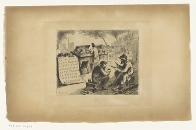Booksellers During Lunch by Joseph Apoux