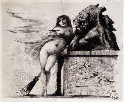 Sorcerer by Apoux, n.d. 19th century by Joseph Apoux