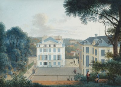 Maison de Buffon in the Jardin des Plantes, Paris by Joseph August Knip