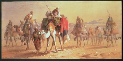 An Arab Caravan by Joseph Austin Benwell
