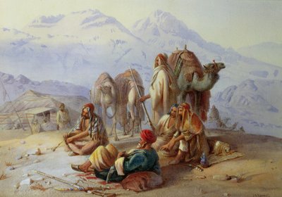 An Arab Encampment by Joseph Austin Benwell