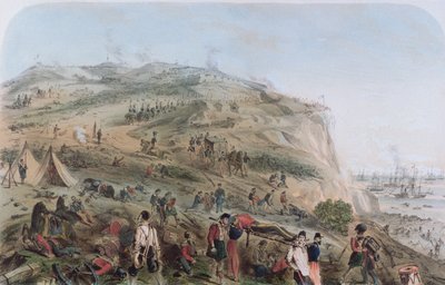 The Heights of Alma - The Day After the Battle by Joseph Austin Benwell