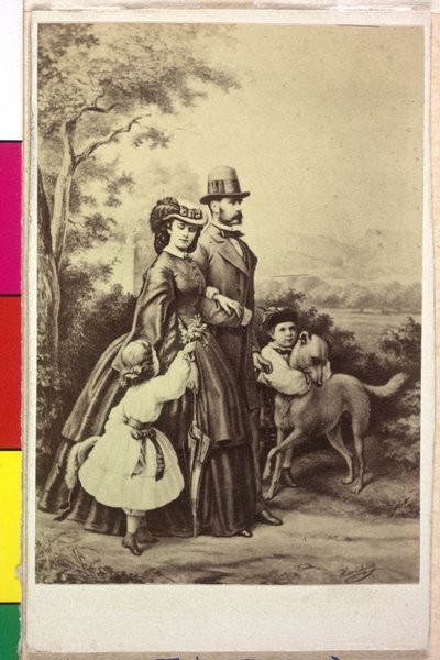Emperor of Austria with Family Franz Joseph I by Joseph Bermann