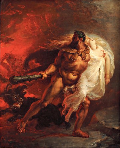 Hercules Tearing Alceste Away from Hell by Joseph Boniface Franque