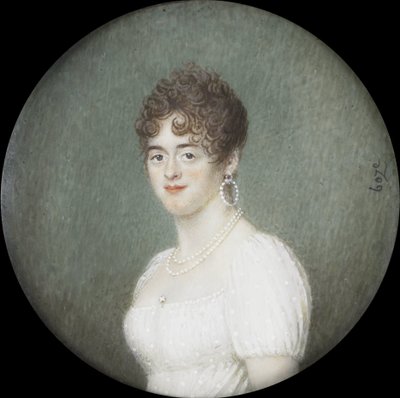 Portrait of Cornelia Pull (d 1809), Wife of Gerrit Jan van Houten by Joseph Boze