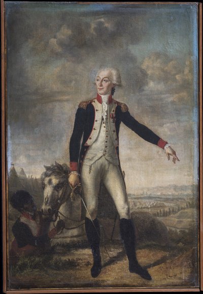 Portrait of Gilbert Motier the Marquis De La Fayette by Joseph Boze
