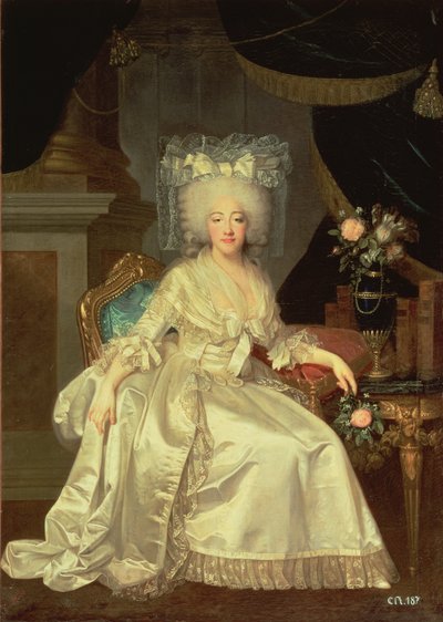 Portrait of Louise Marie Josephine de Savoie, Comtesse de Provence by Joseph Boze