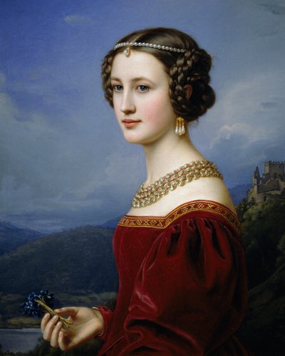 Portrait of Cornelia Vetterlein by Joseph Carl Stieler