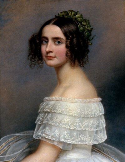 Portrait of Princess Alexandra of Bavaria by Joseph Carl Stieler